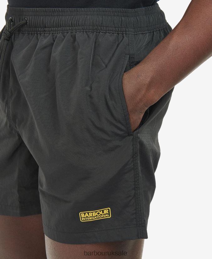 Essential Small Logo Swim Shorts Barbour Men R08LB61224 Clothing Marigold