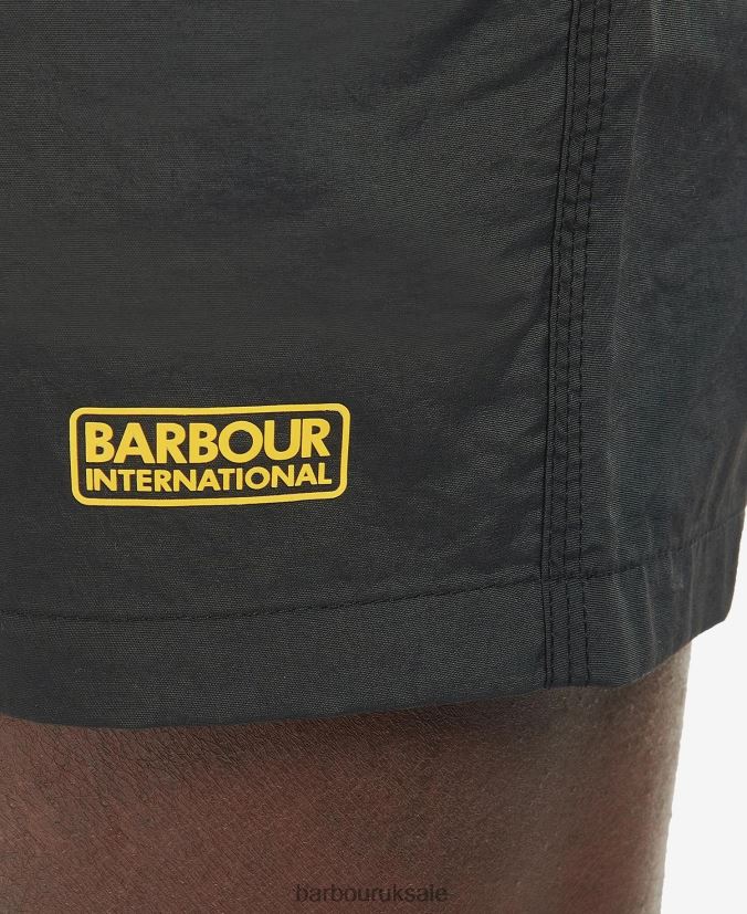 Essential Small Logo Swim Shorts Barbour Men R08LB61224 Clothing Marigold