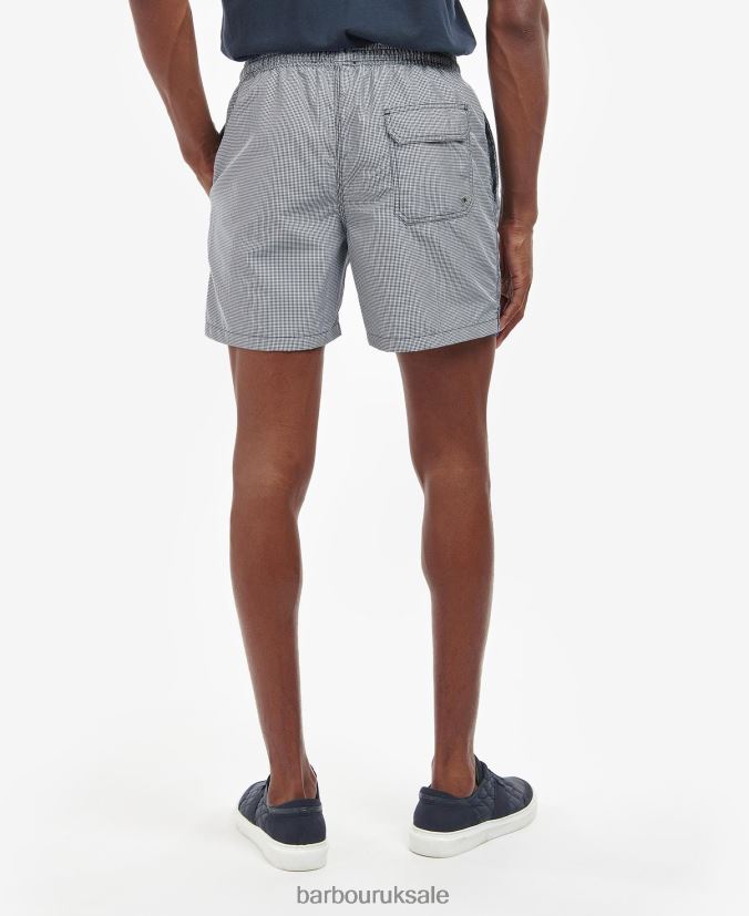 Gingham Swim Shorts Barbour Men R08LB61219 Clothing Classic Red