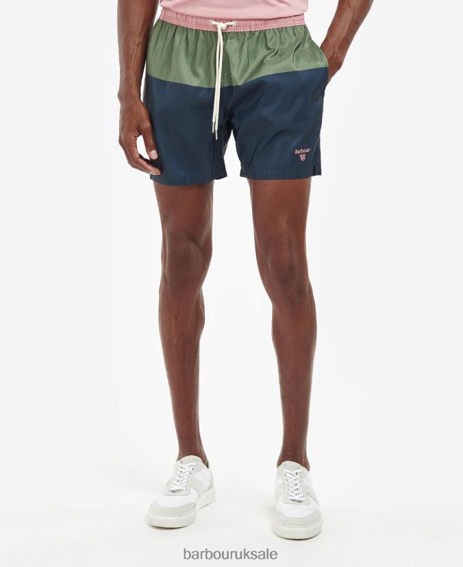 John Two-Tone Swim Shorts Barbour Men R08LB61186 Clothing Sky