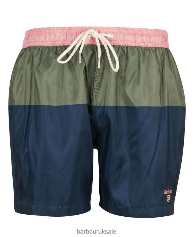 John Two-Tone Swim Shorts Barbour Men R08LB61186 Clothing Sky