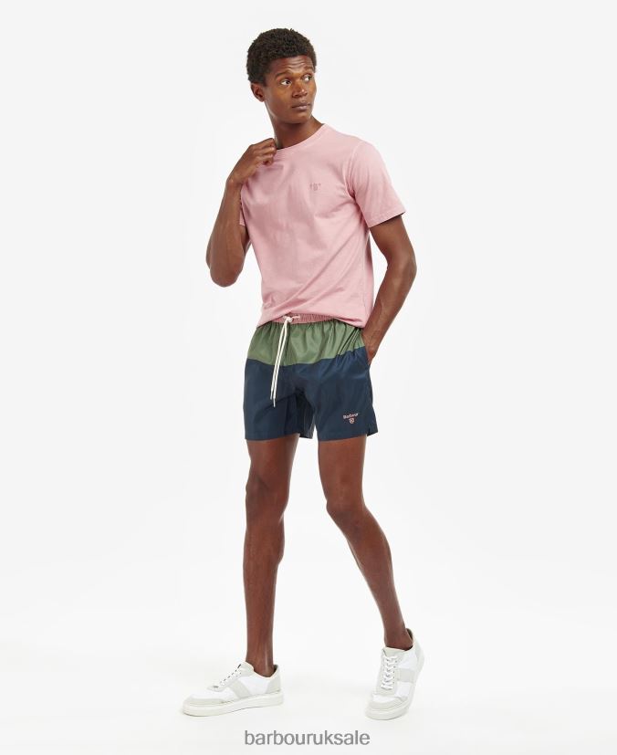John Two-Tone Swim Shorts Barbour Men R08LB61186 Clothing Sky