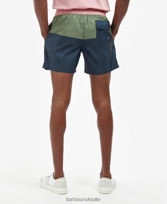 John Two-Tone Swim Shorts Barbour Men R08LB61186 Clothing Sky