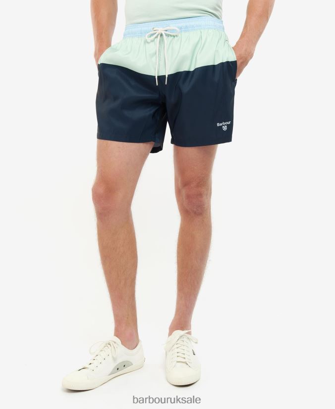 John Two-Tone Swim Shorts Barbour Men R08LB61226 Clothing Sky