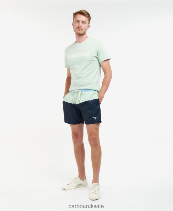 John Two-Tone Swim Shorts Barbour Men R08LB61226 Clothing Sky