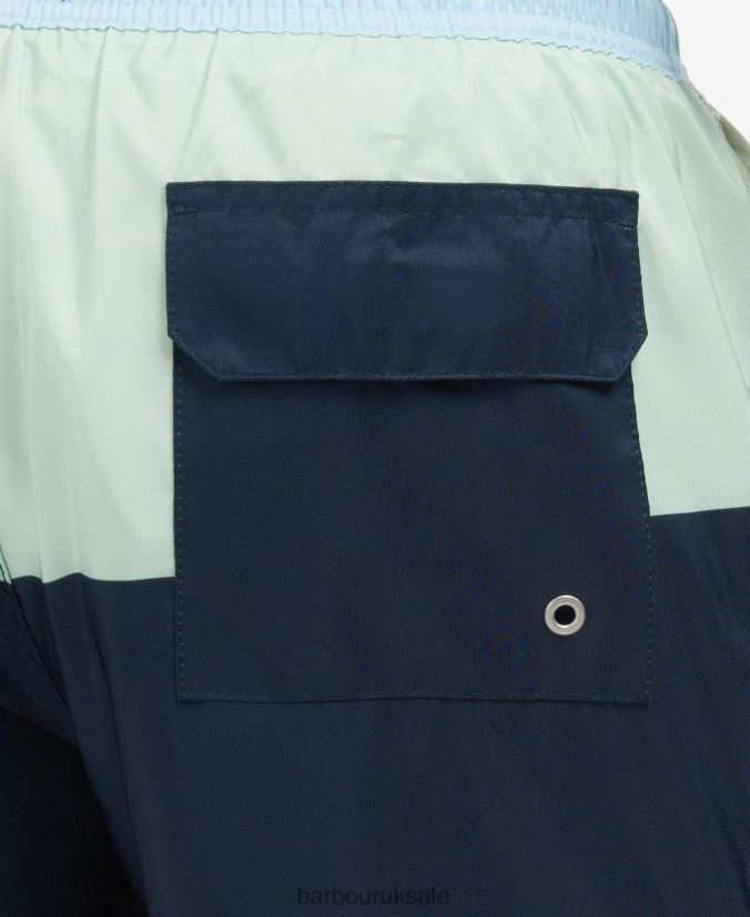 John Two-Tone Swim Shorts Barbour Men R08LB61226 Clothing Sky