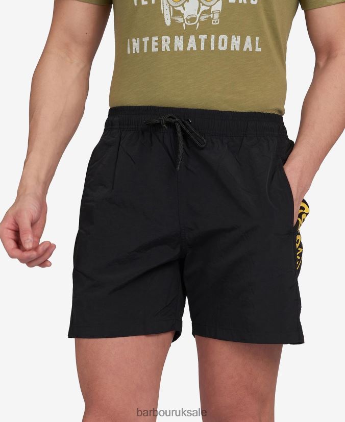 Large Logo Swim Shorts Barbour Men R08LB61193 Clothing Pure Blue