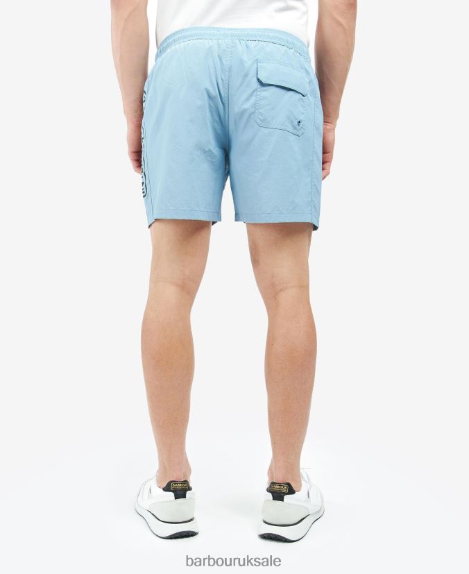 Large Logo Swim Shorts Barbour Men R08LB61228 Clothing Night Sky