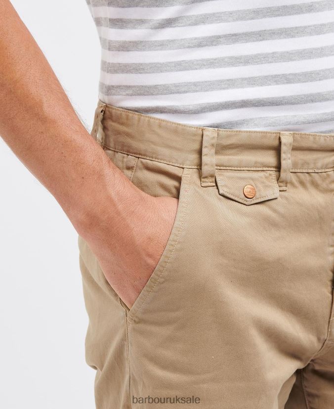 Neuston Twill Shorts Barbour Men R08LB61141 Clothing Force Blue