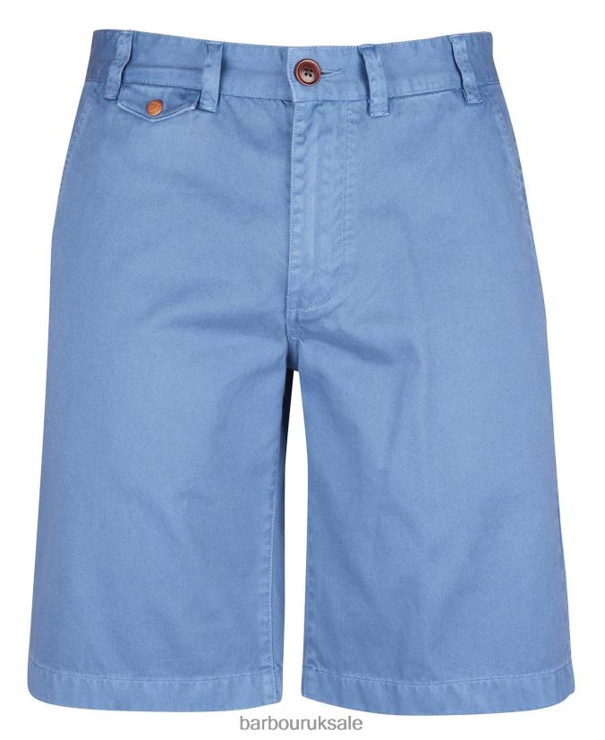 Neuston Twill Shorts Barbour Men R08LB61158 Clothing Force Blue