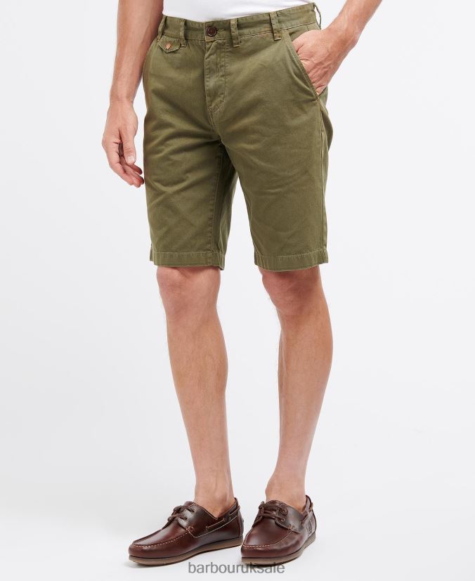 Neuston Twill Shorts Barbour Men R08LB61173 Clothing Force Blue
