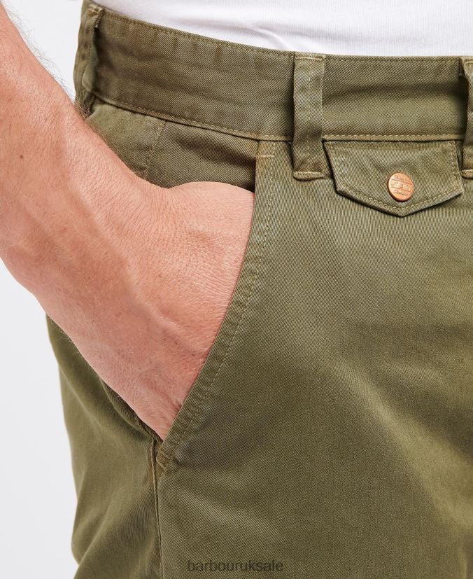 Neuston Twill Shorts Barbour Men R08LB61173 Clothing Force Blue
