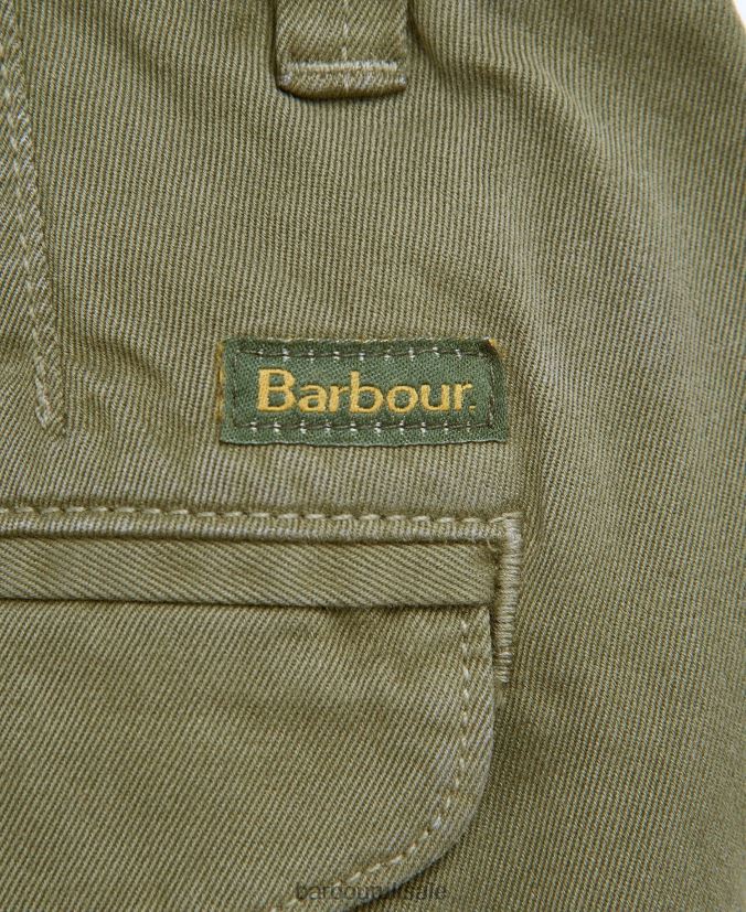 Neuston Twill Trousers Barbour Men R08LB61143 Clothing Ivy Green