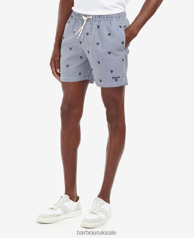 Shield Swim Shorts Barbour Men R08LB61211 Clothing Classic Navy