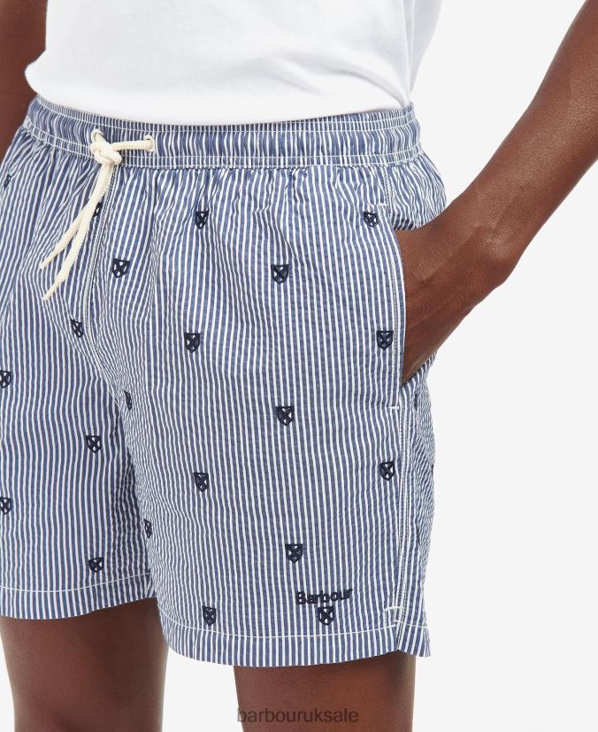 Shield Swim Shorts Barbour Men R08LB61211 Clothing Classic Navy
