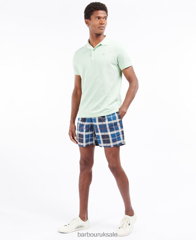 Tartan Swim Shorts Barbour Men R08LB61175 Clothing Summer Navy Tartan