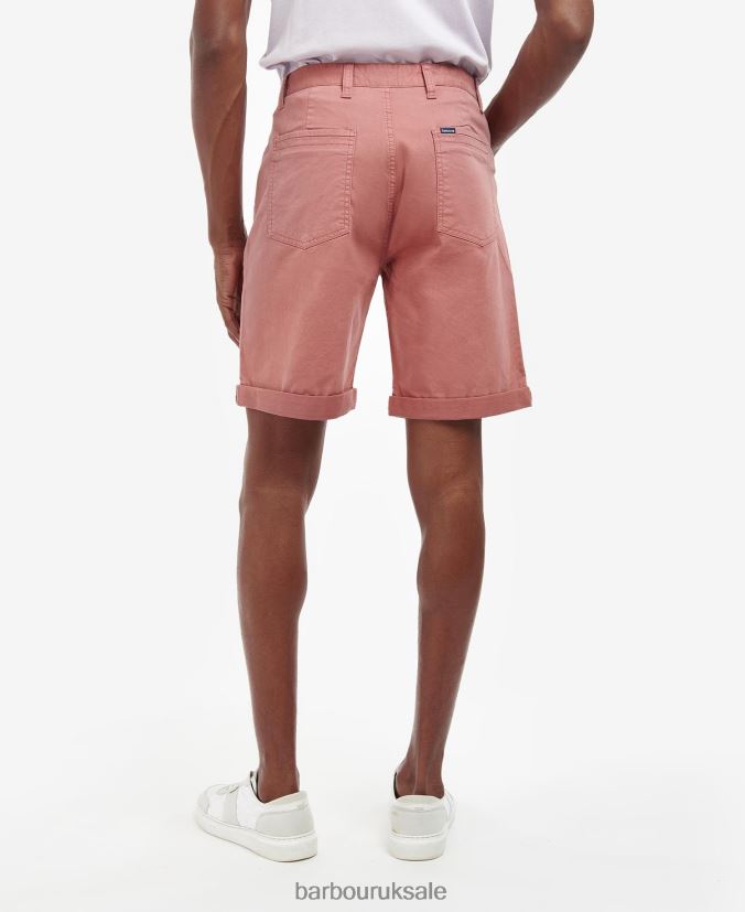 Twill Shorts Barbour Men R08LB61235 Clothing Washed Blue