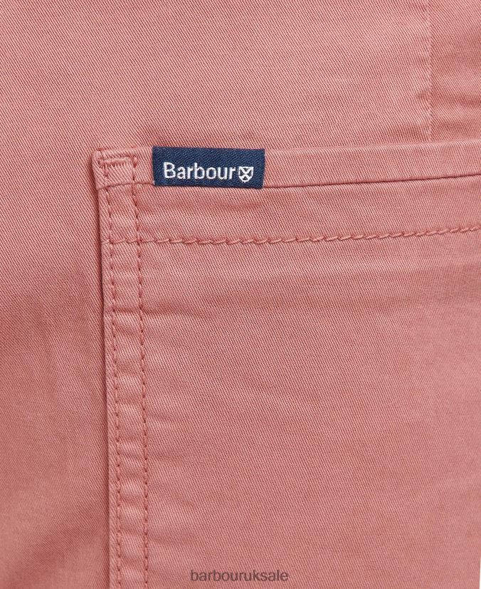 Twill Shorts Barbour Men R08LB61235 Clothing Washed Blue
