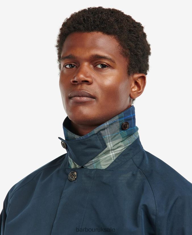 Barnley Waterproof Mac Jacket Barbour Men R08LB6215 Clothing Green Gables