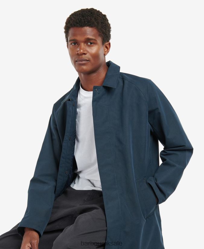 Barnley Waterproof Mac Jacket Barbour Men R08LB6215 Clothing Green Gables