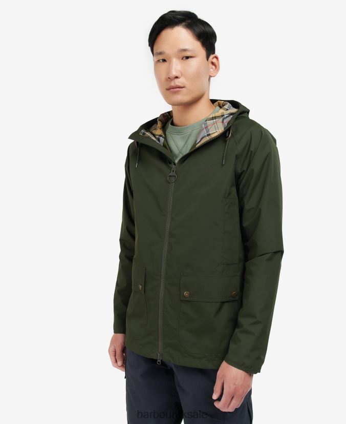 Hooded Dormus Waterproof Jacket Barbour Men R08LB6200 Clothing Navy/Dress