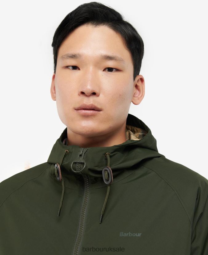 Hooded Dormus Waterproof Jacket Barbour Men R08LB6200 Clothing Navy/Dress