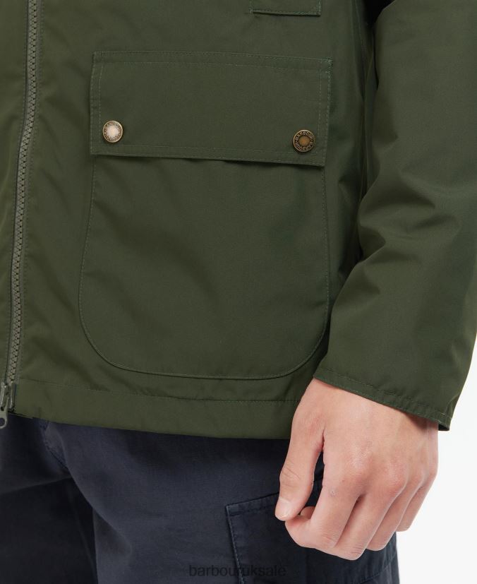 Hooded Dormus Waterproof Jacket Barbour Men R08LB6200 Clothing Navy/Dress