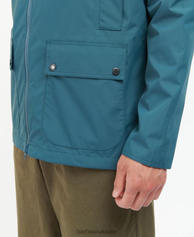 Hooded Dormus Waterproof Jacket Barbour Men R08LB6212 Clothing Navy/Dress