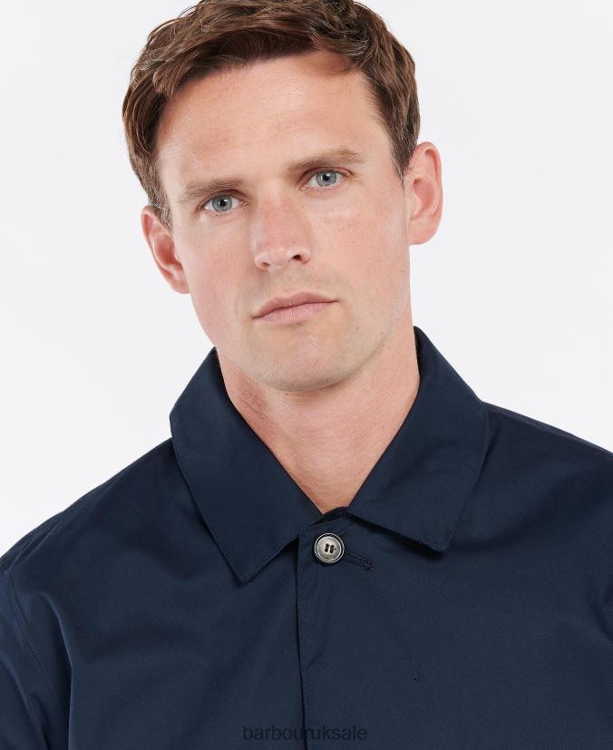 Rokig Lightweight Mac Jacket Barbour Men R08LB6186 Clothing Black/Dress