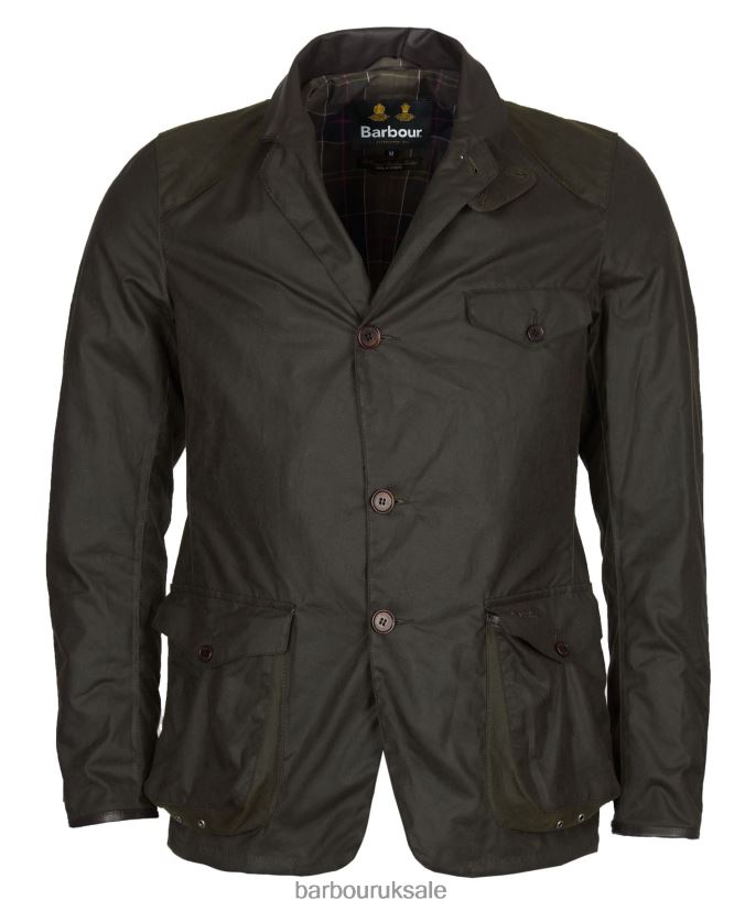 Beacon Sports Wax Jacket Barbour Men R08LB628 Clothing Olive