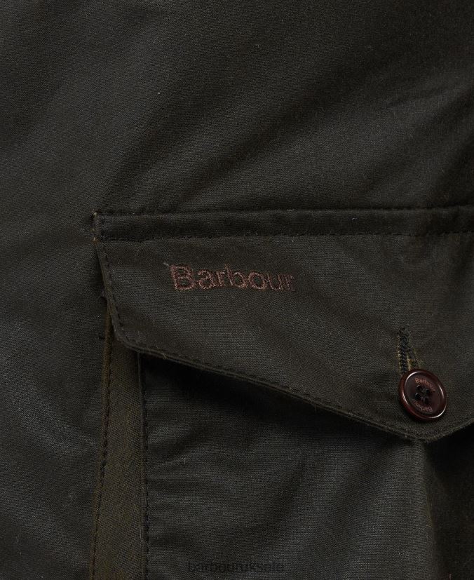 Beacon Sports Wax Jacket Barbour Men R08LB628 Clothing Olive