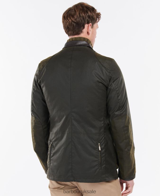Beacon Sports Wax Jacket Barbour Men R08LB628 Clothing Olive