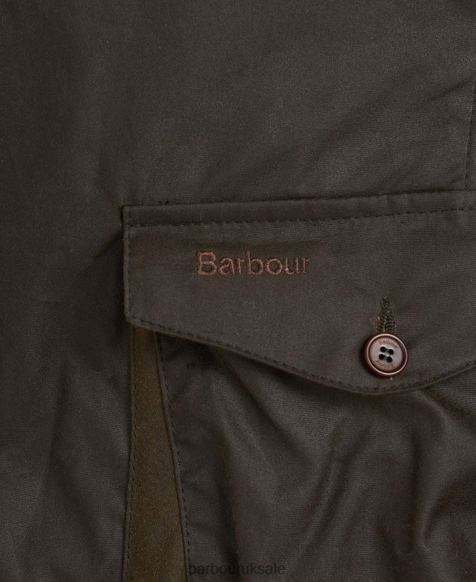 Beacon Sports Wax Jacket Barbour Men R08LB628 Clothing Olive