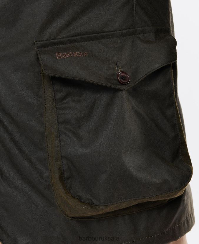 Beacon Sports Wax Jacket Barbour Men R08LB628 Clothing Olive