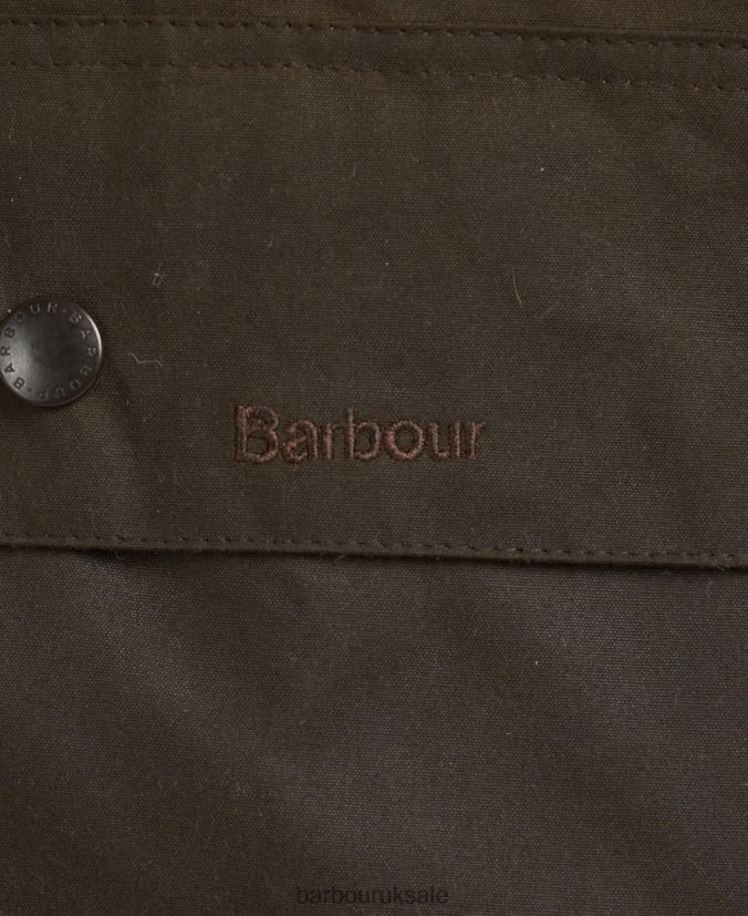 Classic Northumbria Wax Jacket Barbour Men R08LB616 Clothing Olive