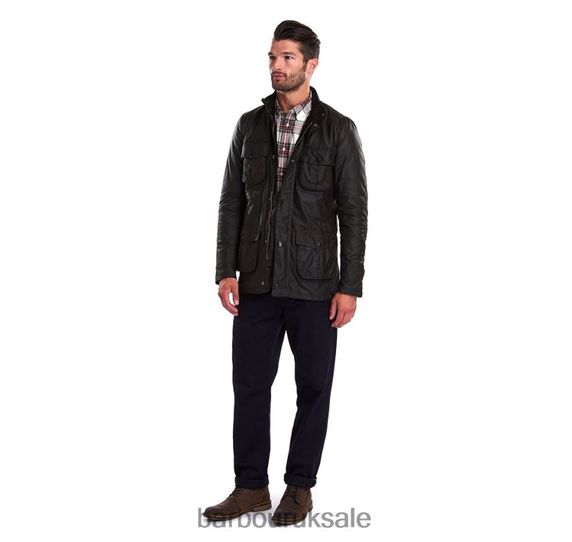Corbridge Wax Jacket Barbour Men R08LB623 Clothing Olive