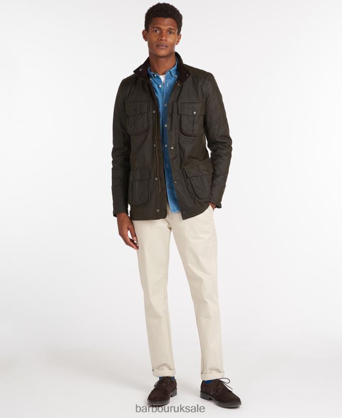 Corbridge Wax Jacket Barbour Men R08LB623 Clothing Olive