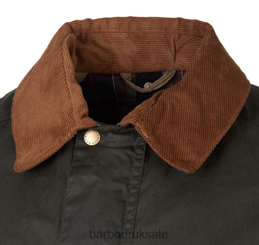 Lightweight Ashby Waxed Jacket Barbour Men R08LB617 Clothing Archive Olive