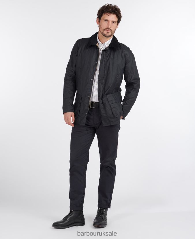 Lightweight Ashby Waxed Jacket Barbour Men R08LB620 Clothing Archive Olive
