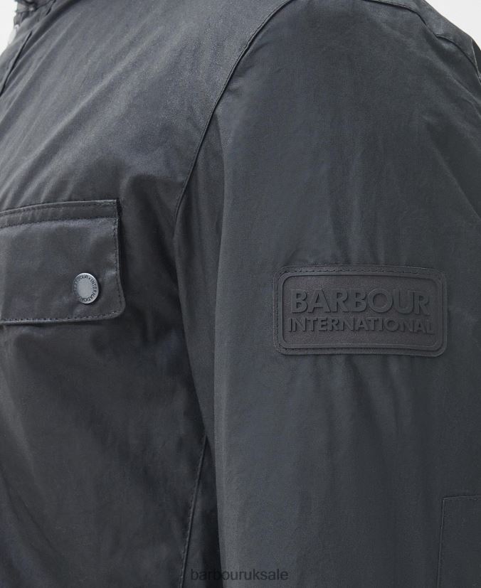 Lightweight Duke Waxed Cotton Jacket Barbour Men R08LB648 Clothing Sage