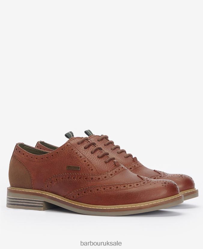 Redcar Oxford Shoes Barbour Men R08LB61328 Footwear Cedar Milled