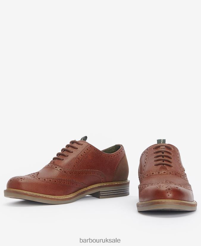 Redcar Oxford Shoes Barbour Men R08LB61328 Footwear Cedar Milled