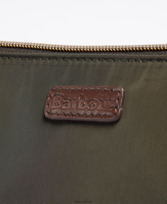 Ella Double Zip Crossbody Bag Barbour Women R08LB62400 Accessories Olive