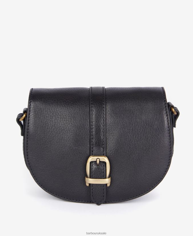 Laire Leather Saddle Bag Barbour Women R08LB62403 Accessories Dark Brown