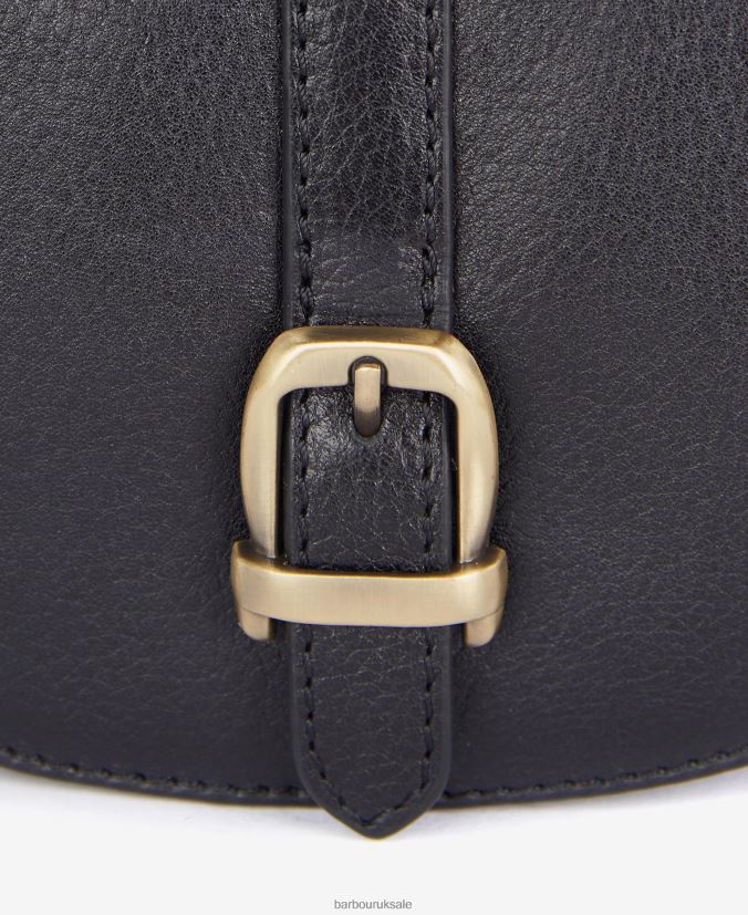 Laire Leather Saddle Bag Barbour Women R08LB62403 Accessories Dark Brown