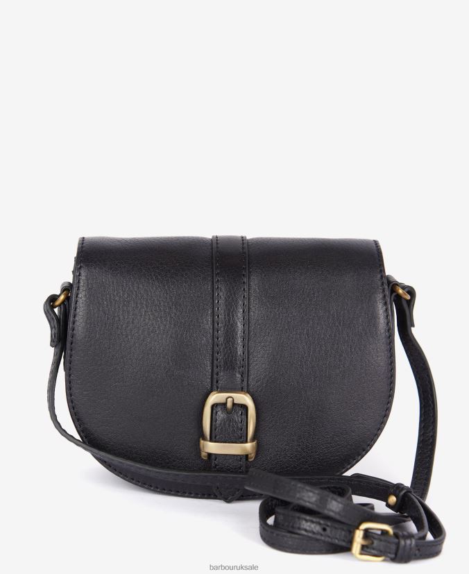 Laire Leather Saddle Bag Barbour Women R08LB62403 Accessories Dark Brown