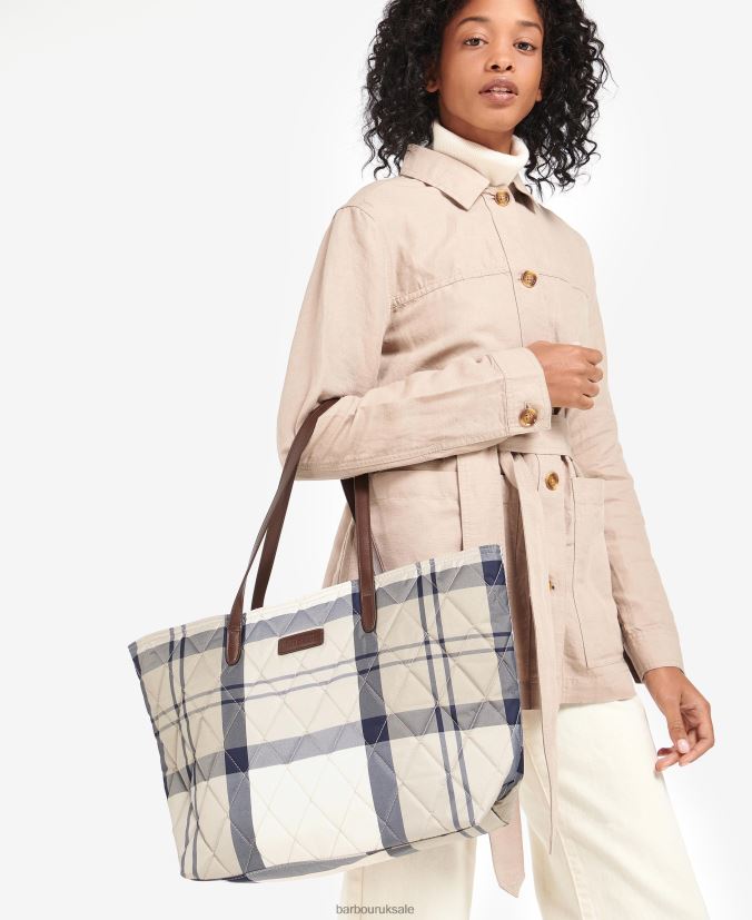 Wetherham Quilted Tote Bag Barbour Women R08LB62389 Accessories Classic Tartan