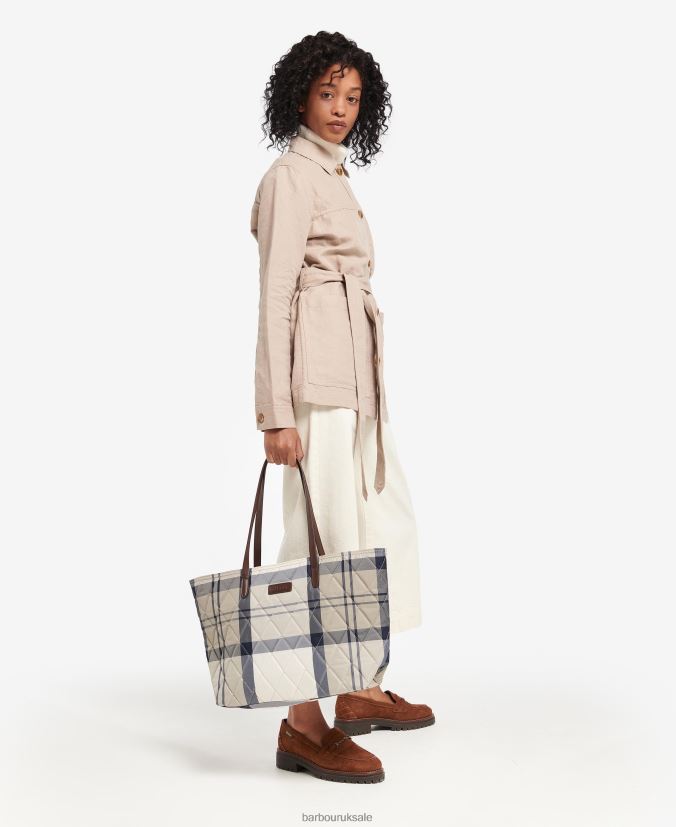 Wetherham Quilted Tote Bag Barbour Women R08LB62389 Accessories Classic Tartan