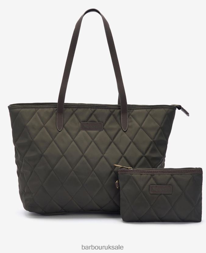 Witford Quilted Tote Bag Barbour Women R08LB62406 Accessories Navy