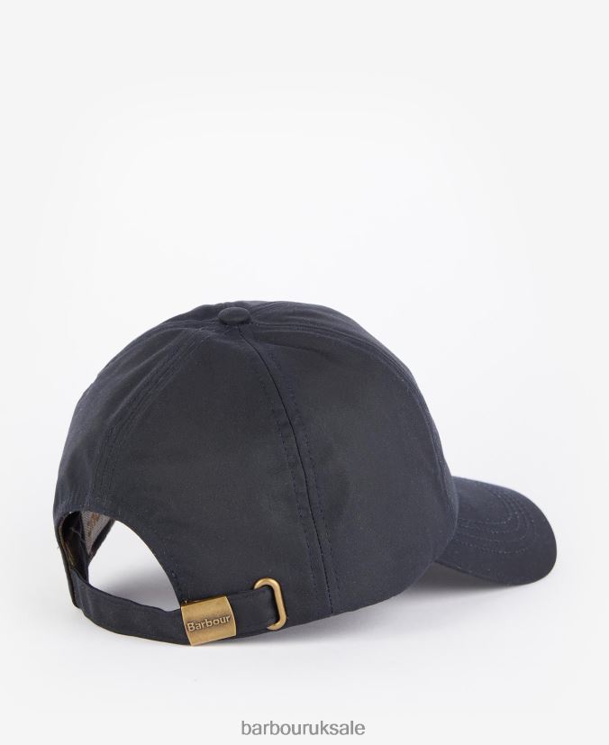 Belsay Wax Sports Cap Barbour Women R08LB62425 Accessories Navy/Classic